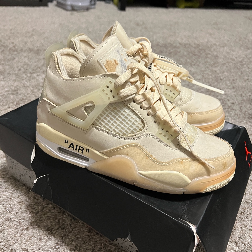 Jordan 4 Retro Off-White Sail